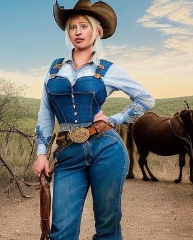 Vicky Aisha, modelo australiana, en una pose impresionante luciendo sus enormes pechos